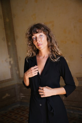 Mono negro manga francesa- Colección SusiSweetdress