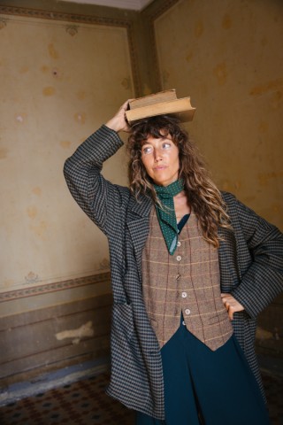 Total Look Susi: Blazer, chaleco, mono y pañuelo- Productos SusiSweetdress Total Look Susi: Blazer, chaleco, mono y pañuelo- Productos SusiSweetdress