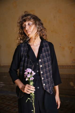 Total Look Susi con Blazer: + chaleco y mono negro- Productos SusiSweetdress Total Look Susi con Blazer: + chaleco y mono negro- Productos SusiSweetdress