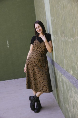 Vestido animal print con tirantes- Colección SusiSweetdress