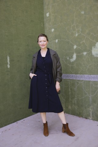 Vestido azul marino, Anna- Colección SusiSweetdress Vestido azul marino, Anna- Colección SusiSweetdress