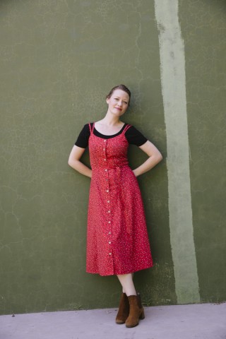 Vestid rojo con tirantes- Colección SusiSweetdress Vestid rojo con tirantes- Colección SusiSweetdress