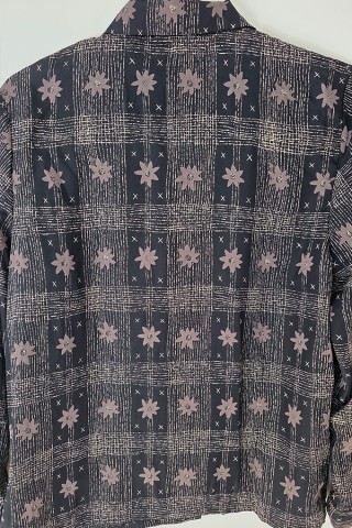 Camisa vintage negra flores y rayas - Ropa mujer SusiSweetdress