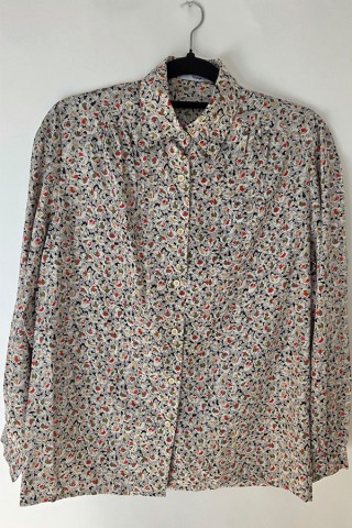 Camisa vintage blanca floreada - Ropa mujer SusiSweetdress