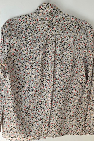 Camisa vintage blanca floreada - Ropa mujer SusiSweetdress