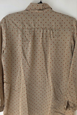 Camisa vintage beige topos terracota - Ropa mujer SusiSweetdress