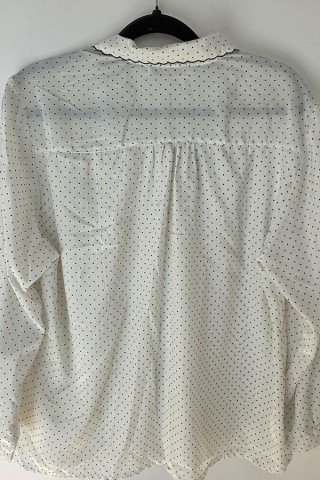 Camisa vintage blanca topitos negros - Ropa mujer SusiSweetdress