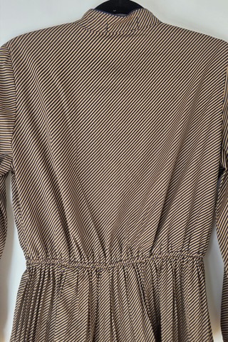 Camisa vintage rayas azul mostaza - Ropa mujer SusiSweetdress