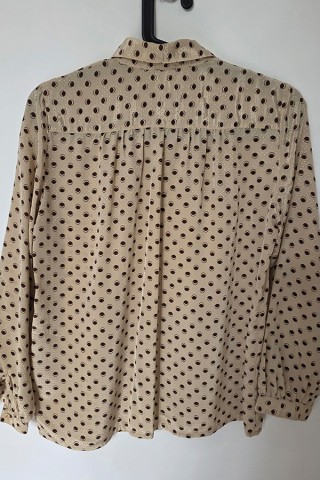 Camisa vintage beige lunas marrones - Ropa mujer SusiSweetdress