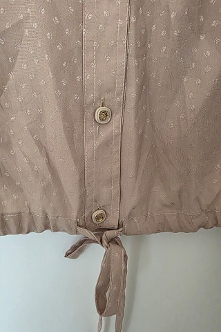 Camisa vintage beige flor bordada - Ropa mujer SusiSweetdress