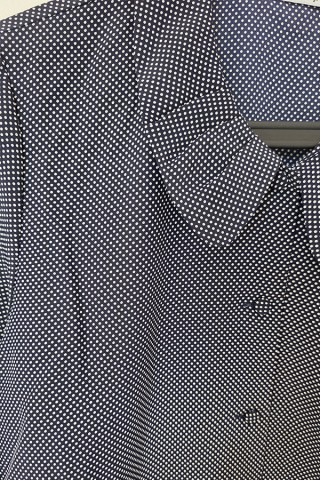 Camisa vintage negra topitos blancos - Ropa mujer SusiSweetdress