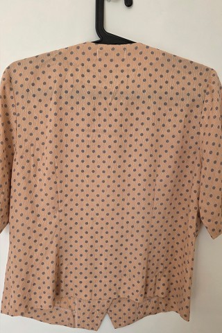 Camisa vintage rosa palo topos lavanda - Ropa mujer SusiSweetdress