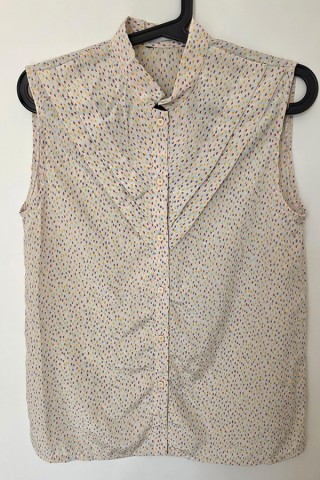 Camisa vintage rosa claro pintitas - Ropa mujer SusiSweetdress