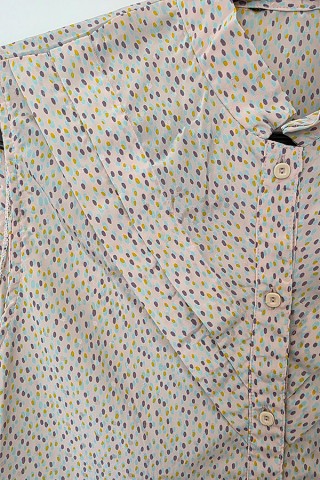 Camisa vintage rosa claro pintitas - Ropa mujer SusiSweetdress