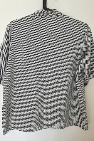 Camisa vintage rayas negro blanco - Ropa mujer SusiSweetdress