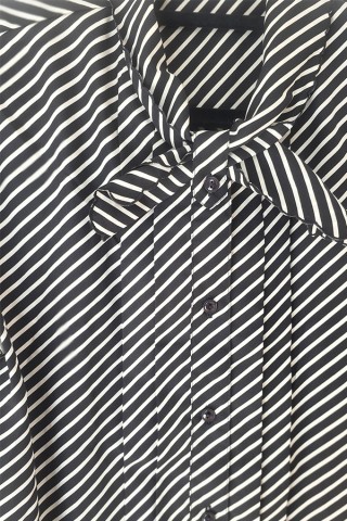 Camisa vintage negra con rayas blancas- Ropa mujer SusiSweetdress