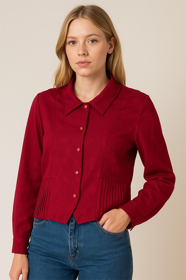 Camisa vintage roja torerita- Ropa mujer SusiSweetdress