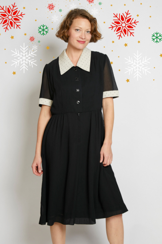 Vestido vintage negro - Ropa mujer vintage SusiSweetdress