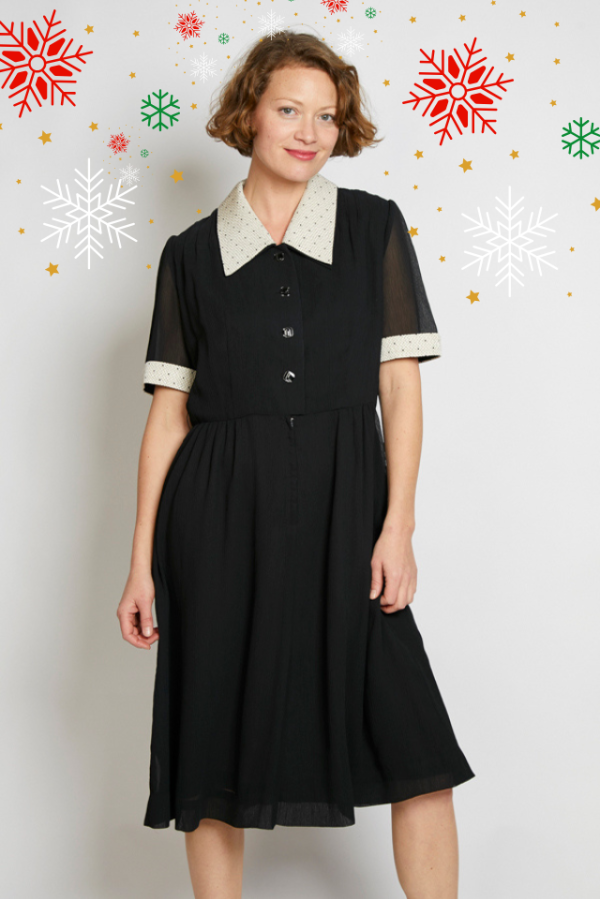 Vestido vintage negro - Ropa mujer vintage SusiSweetdress