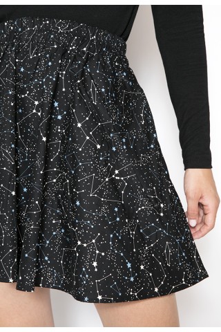 Falda mini negra constelacioness- Ropa mujer SusiSweetdress
