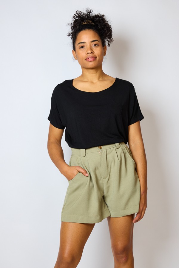 Shorts beis oscuroo- Ropa mujer SusiSweetdress