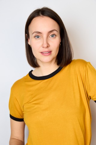 Camiseta SusiSweetdress ocre con bordes negross - Ropa mujer SusiSweetdress