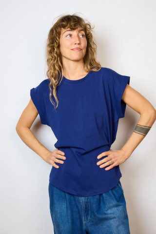 Camiseta SusiSweetdress azul marino- Ropa mujer SusiSweetdress