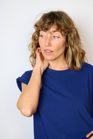 Camiseta SusiSweetdress azul marino- Ropa mujer SusiSweetdress