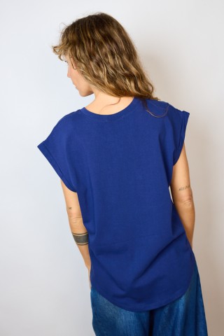 Camiseta SusiSweetdress azul marino- Ropa mujer SusiSweetdress