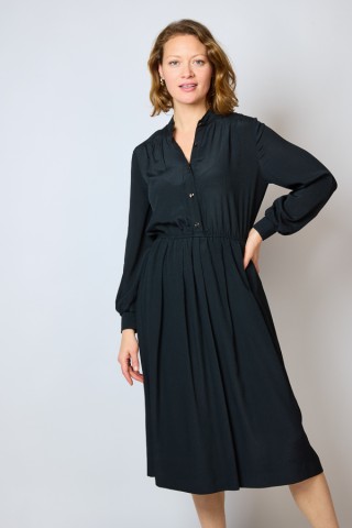 Vestido vintage negro ligero brillo - Ropa mujer vintage SusiSweetdress