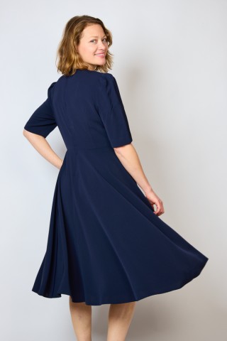 Vestido vintage azul noche - Ropa mujer vintage SusiSweetdress