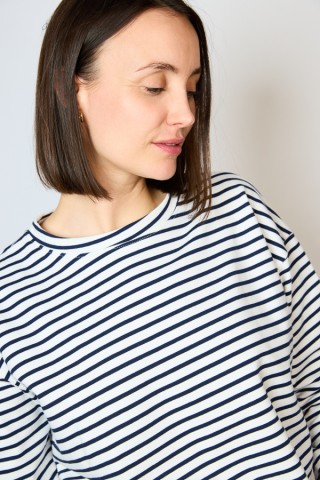 Jersey fino blanco marinero- Ropa SusiSweetdress