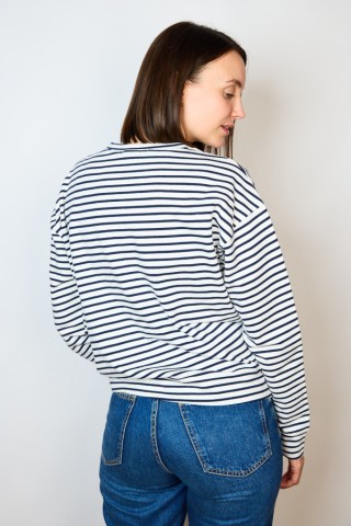 Jersey fino blanco marinero- Ropa SusiSweetdress