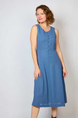 Vestido vintage azul raf - Ropa mujer vintage SusiSweetdress