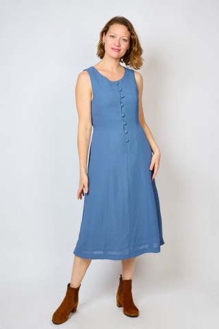 Vestido vintage azul raf - Ropa mujer vintage SusiSweetdress
