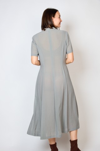 Vestido vintage gris vichy - Ropa mujer vintage SusiSweetdress