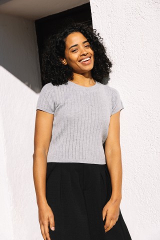 Pantalón palazzo negro con tirantes- Ropa SusiSweetdress