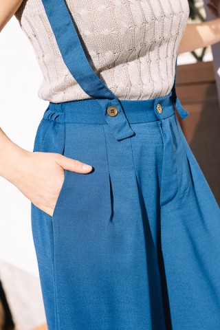 Pantalón palazzo azul - Ropa SusiSweetdress