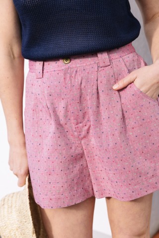 Shorts rosita chispeado con puntos- Ropa mujer SusiSweetdress