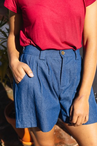 Shorts vaqueros oscuros- Ropa mujer SusiSweetdress