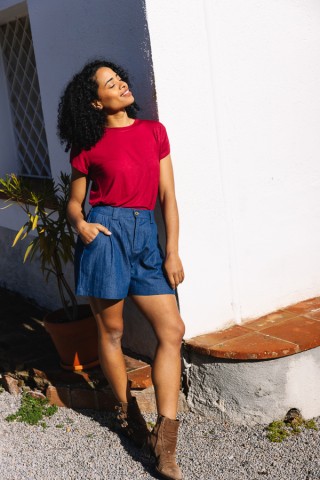 Shorts vaqueros oscuros- Ropa mujer SusiSweetdress