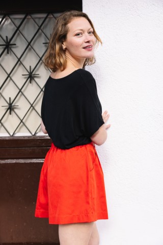 Shorts anaranjados- Ropa mujer SusiSweetdress