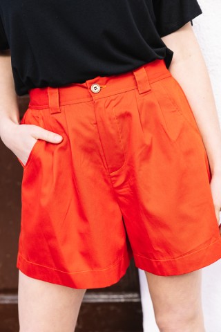 Shorts anaranjados- Ropa mujer SusiSweetdress