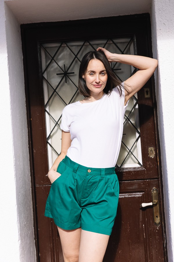 Shorts verde esmeralda- Ropa mujer SusiSweetdress