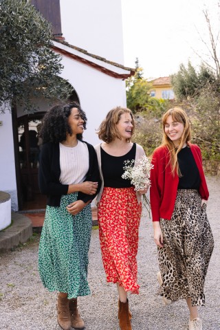 Falda maxi larga leopardo con bolsillos- Ropa mujer SusiSweetdress