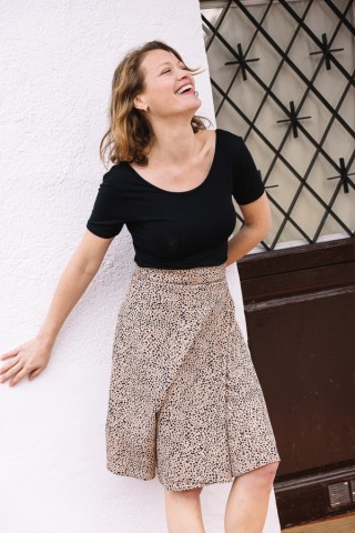 Falda cruzada midi animal print Ropa mujer SusiSweetdress