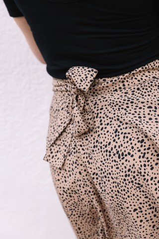 Falda cruzada midi animal print Ropa mujer SusiSweetdress