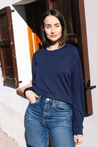 Jersey fino azul - Ropa SusiSweetdress