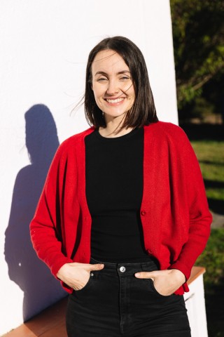 Chaqueta roja manga murciélago- Ropa SusiSweetdress