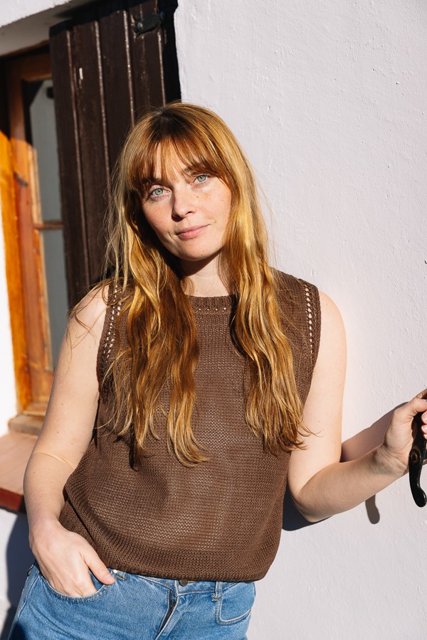 Camiseta básica SusiSweetdress marrón- Ropa mujer SusiSweetdress